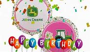 John Deere Pink Girl's First Birthday Party Decorations
