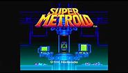 Super Metroid Title Screen (SNES)