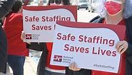 Bakersfield nurses protest to bring awareness to hospital staffing shortages