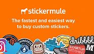 Oval sticker templates | Sticker Mule