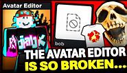 Roblox's avatar editor has been broken for way too long... (Missing Accessories/Bundles And Errors)