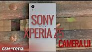 Sony Xperia Z5 camera interface