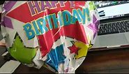 Cheap 99 cent dollar store mylar balloon last a long time. Blow them up with straw after a month!