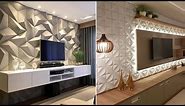 100 3D wall panels - Home interior wall decorating ideas 2023