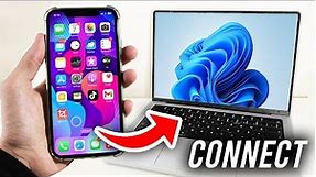 How To Connect iPhone To Computer & Laptop - Full Guide