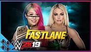 WWE Fastlane 2019: Asuka vs. Mandy Rose- SmackDown Women's Title Match - WWE 2K19 Match Sims