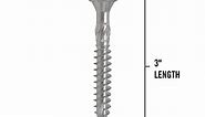 DECKMATE 3/8 in. x 3 in. Star Drive Wafer Head Structural 316 Stainless Steel Screw 117620
