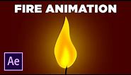 Easy Fire Animation in After Effects Tutorial | Flame Animation