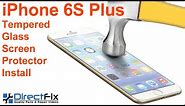 iPhone 6s Plus Screen Protector Tempered Glass Installation