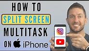 How to do iPhone Split Screen | Multitask with Two Apps On at Once (FREE & NO JAILBREAK!)