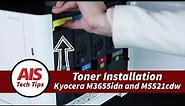 Toner Installation: Kyocera M3655idn and M5521cdw