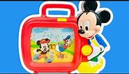 MICKY MOUSE Vintage Toy TV Wind Up Musical Toy