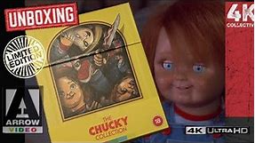 The Chucky Collection 4K UltraHD Blu-ray Arrow Limited Edition Unboxing