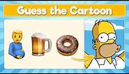 Guess the Cartoons by Emojis | Cartoons Emoji Quiz
