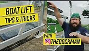 Boat Lift Install Tips and Tricks from The Dockman
