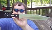 Schrade Old Timer Bowie Fixed Blade Knife Review (Item#1158662) #Knifelife