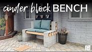 Cinder Block Bench - EASY DIY You Can Do In 1 Hour!