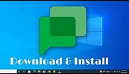 How To Install Google Chat In Windows 10 | Install Google Chat App for Desktop