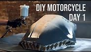 Making a Carbon Fiber Motorcycle Rally Fairing - DAY 1