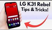 LG K31 Rebel - Tips & Tricks! (Hidden Features)