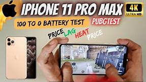 iPhone 11 Pro Max PUBG & BGMI Test, Heating and Battery Test in 2023 🔥