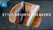 How To Style Brown Sneakers | Complimentary Colors