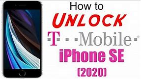 How to Unlock T-Mobile iPhone SE 2 (2020) - Use in USA and Worldwide!