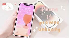 ☁️ iPhone 14 pro max unboxing & customization | 2022