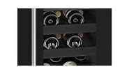 U-Line 15" Black Frame Wine Refrigerator - UHWC115-BG01A