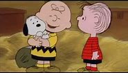 Charlie Brown meets Snoopy