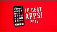 Top 10 Best FREE iPhone Apps 2019!