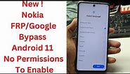 New ! Nokia FRP/Google Bypass Android 11 No Permissions To Enable - Nokia Frp Bypass Android 11
