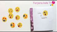diy emoji stickers / How to make emoji stickers