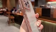 Lastma iPhone Case Diamond Camera Lens Protector Pink