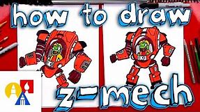 How To Draw Z Mech From Plants vs Zombies