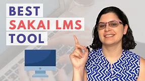 Sakai Lessons Tutorial | Best Sakai LMS Feature | College Teaching Tips