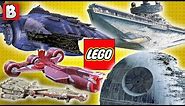 LEGO Star Wars Ships Size Comparison in Minifigure Scale!!!