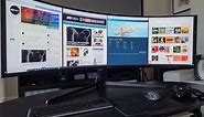 Samsung G9 split screen with Pc and laptop , Picture in Picture mode