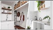 75 Single-wall Laundry Room With White Cabinets Design Ideas You'll Love ☆