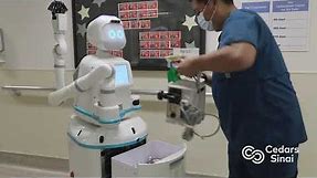 Robots Help Nurses Get the Job Done – With Smiles and Beeps| Cedars-Sinai Newsroom