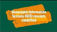 Geographic Information Systems (GIS) concepts simplified