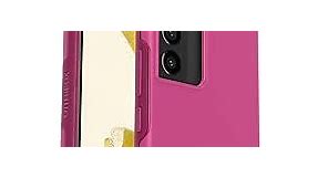 OtterBox Galaxy S22 Symmetry Series Case - RENAISSANCE PINK, ultra-sleek, wireless charging compatible, raised edges protect camera & screen
