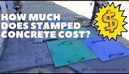 How Much Does Stamped Concrete Cost?