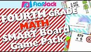 4th Grade Smart Board Math Game Pack