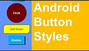 Custom buttons in android studio