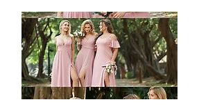 Ever-Pretty Pink Bridesmaid Dresses