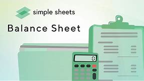 Balance Sheet Excel Template Step-by-Step Video Tutorial by Simple Sheets