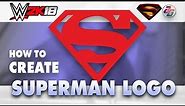 How to Make SuperMan Logo in WWE 2K18 ✔
