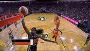 Jonquel Jones Dunks at Verizon WNBA All-Star 2017!