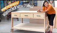 DIY Workbench with Drawers and Shelves | How To Make